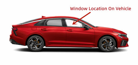 Laminated Passenger Right Side Front Door Window Door Glass Compatible with Kia K5 2023-2026 Models