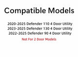With Antenna Style Passenger Right Side Rear Quarter Window Quarter Glass Compatible with Land Rover Defender 90 / 110 / 130 2020-2025 4 Door Models