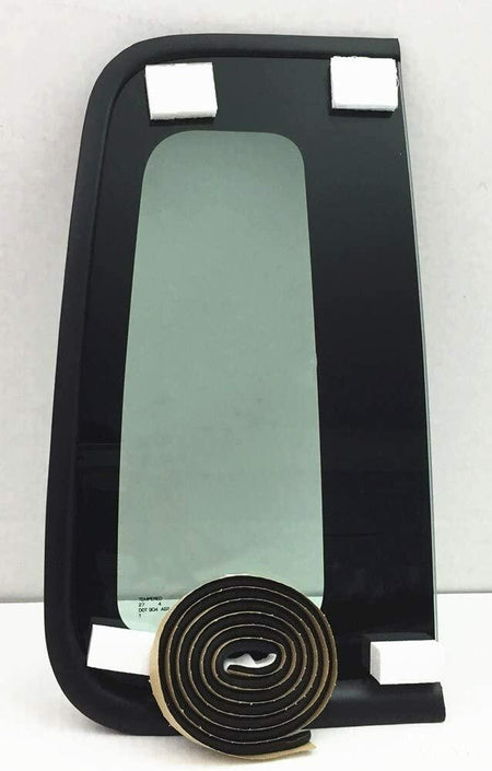 Stationary Passenger Right Side Rear Access Door Quarter Window Quarter Glass Quarter Window Compatible with Ford F150 Pickup 2 Door Standard Cab 2004-2008 Models