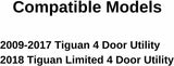 Tempered Passenger Right Side Front Door Window Door Glass Compatible with Volkswagen Tiguan 2009-2017 / Tiguan Limited 2018 Models