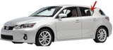 Driver Left Side Rear Vent Window Vent Glass Compatible with Lexus CT200/ CT200h 2011-2018 Models