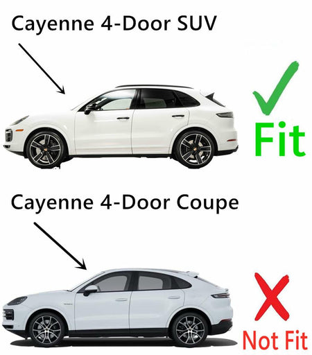 Laminated Driver Left Side Rear Door Window Door Glass Compatible with Porsche Cayenne SUV 2019-2024 Models (Not For Coupe)