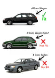 Tempered Driver Left Side Rear Door Window Door Glass Compatible with Subaru Outback / Legacy 4 Door Wagon 2000-2004 Models (Not For Ouback Wagon Sport)