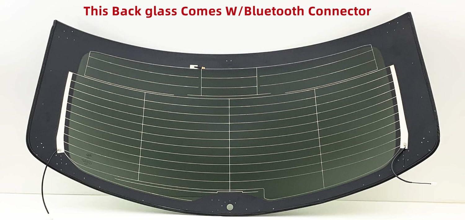 Heated Tailgate Back Window Glass Privacy w/ BT Connector Compatible with Mazda CX-9 2013-2015 Models
