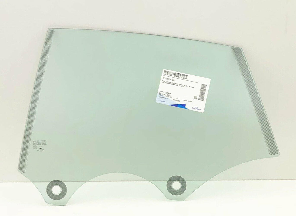 OEM Driver Left Side Rear Door Window Door Glass Compatible with BMW 428i Gran Coupe / 430i Gran Coupe / 435i Gran Coupe / 440i Gran Coupe 2015-2020 Models