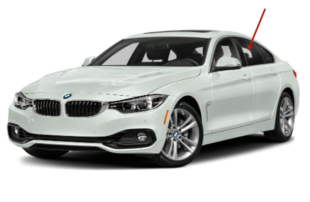 OEM Driver Left Side Rear Door Window Door Glass Compatible with BMW 428i Gran Coupe / 430i Gran Coupe / 435i Gran Coupe / 440i Gran Coupe 2015-2020 Models