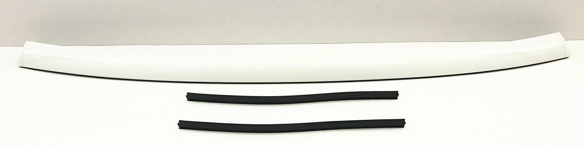 Front Windshield Molding White Color Top Pillar with Side Molding Compatible with Toyota FJ Cruiser 2007-2014 Models