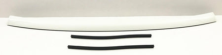 Front Windshield Molding White Color Top Pillar with Side Molding Compatible with Toyota FJ Cruiser 2007-2014 Models