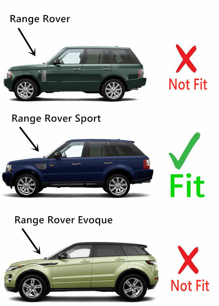 Driver Left Side Rear Door Window Door Glass Privacy Compatible with Land Rover Range Rover Sport 2006-2013 Models