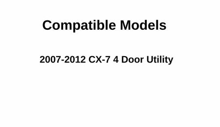 Passenger Right Side Front Door Window Door Glass Compatible with Mazda CX-7 2007-2012 Models