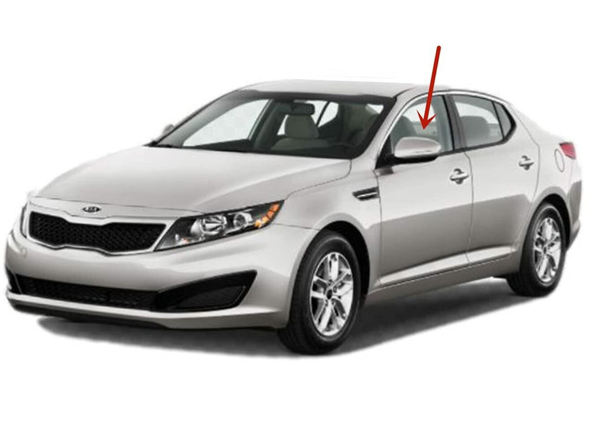 Driver Left Side Front Door Window Door Glass Compatible with Kia Optima 4 Door Sedan 2001-2002 Models