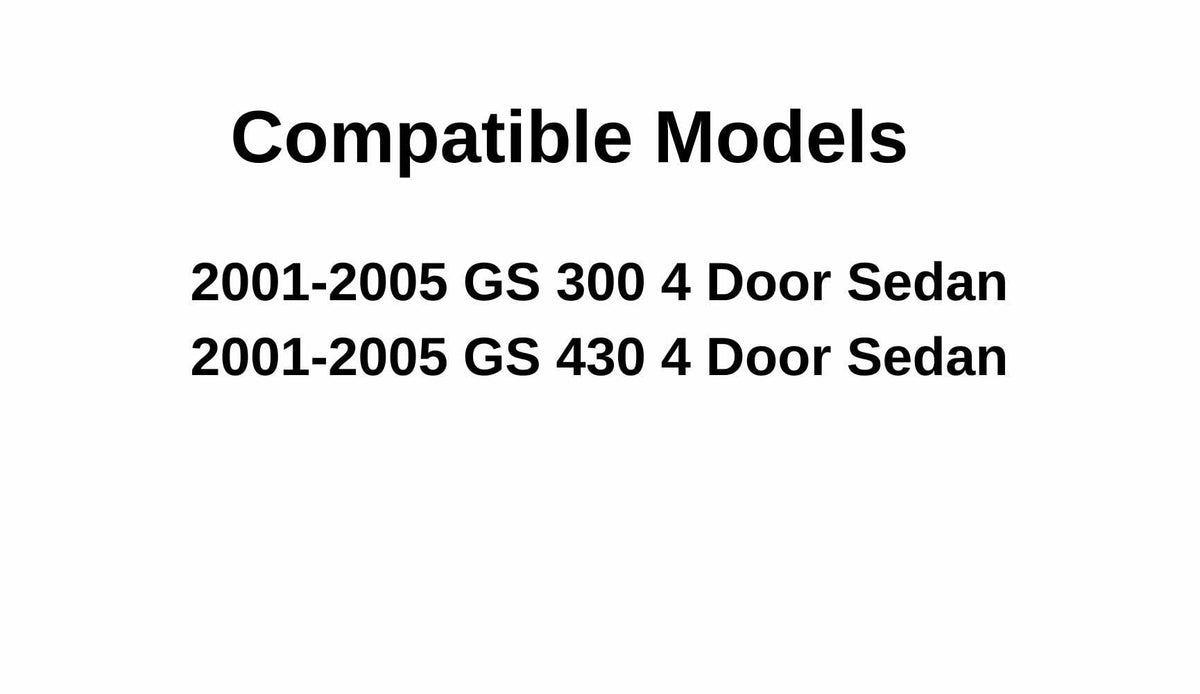 Passenger Right Side Front Door Window Door Glass Compatible with Lexus GS430/Lexus GS300 2001-2005 Models