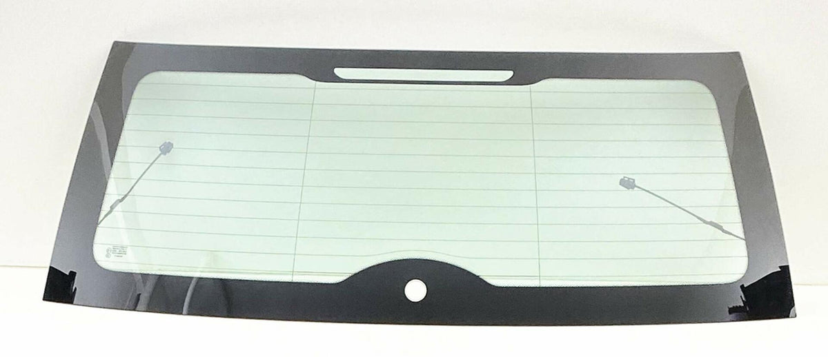 Heated Back Window Back Glass with 2 Connector Leads Compatible with Mini Cooper 2 Door Hatchback 2010-2015 Models