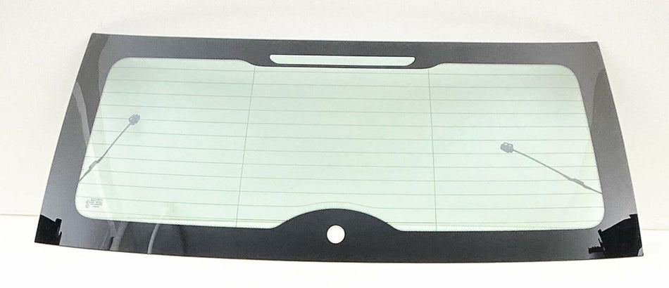 Heated Back Window Back Glass with 2 Connector Leads Compatible with Mini Cooper 2 Door Hatchback 2010-2015 Models