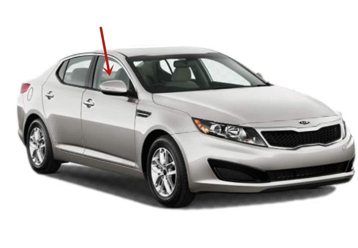 Passenger Right Side Front Door Window Door Glass Compatible with Kia Optima 4 Door Sedan 2001-2002 Models