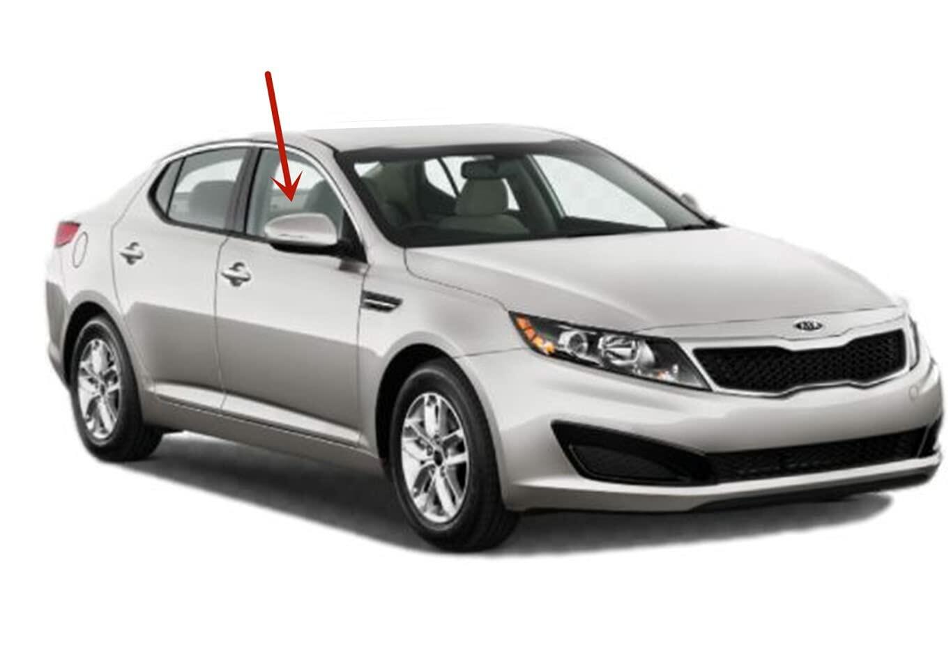 Passenger Right Side Front Door Window Door Glass Compatible with Kia Optima 4 Door Sedan 2001-2002 Models