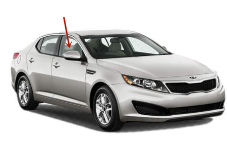 Passenger Right Side Front Door Window Door Glass Compatible with Kia Optima 4 Door Sedan 2001-2002 Models