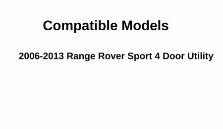 Driver Left Side Rear Door Window Door Glass Privacy Compatible with Land Rover Range Rover Sport 2006-2013 Models