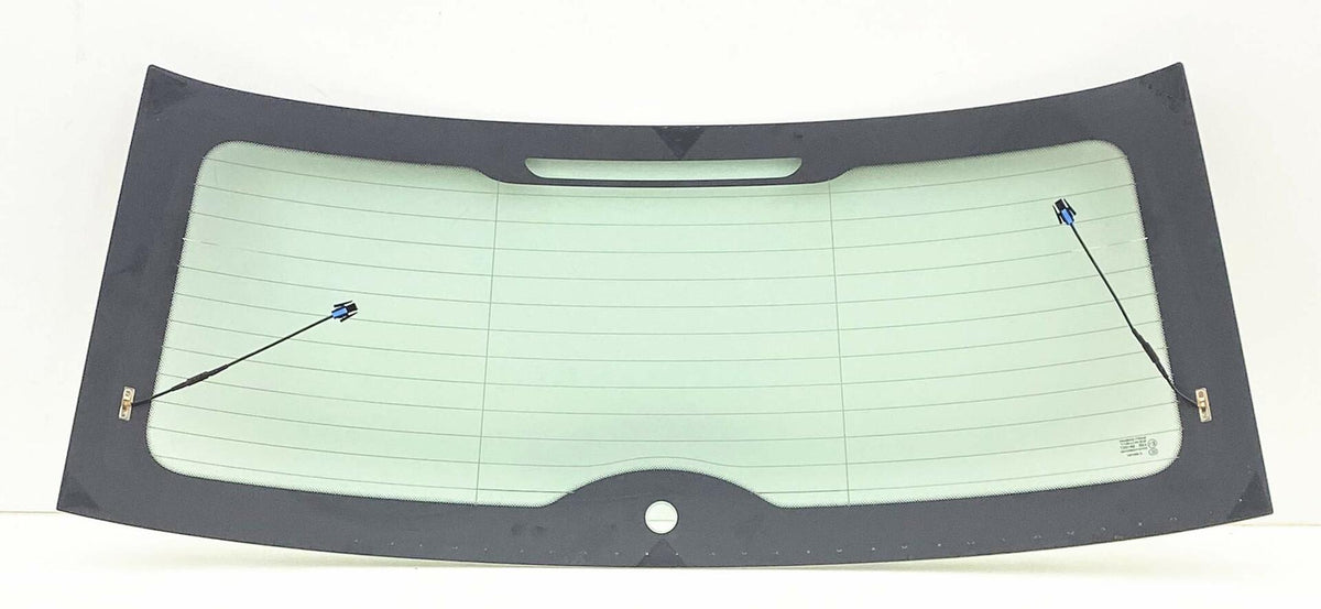 Heated Back Window Back Glass with 2 Connector Leads Compatible with Mini Cooper 2 Door Hatchback 2010-2015 Models