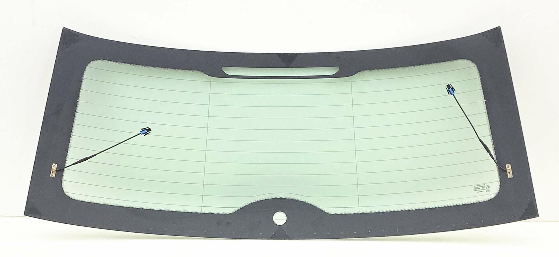 Heated Back Window Back Glass with 2 Connector Leads Compatible with Mini Cooper 2 Door Hatchback 2010-2015 Models