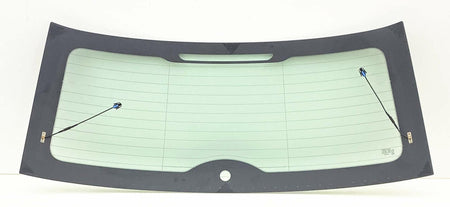 Heated Back Window Back Glass with 2 Connector Leads Compatible with Mini Cooper 2 Door Hatchback 2010-2015 Models