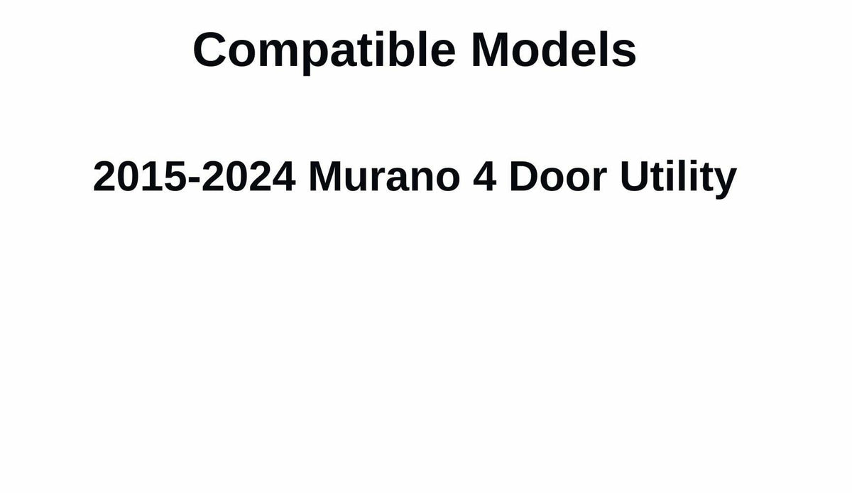 Heated Back Tailgate Window Back Glass Compatible with Nissan Murano 2015-2024 Models
