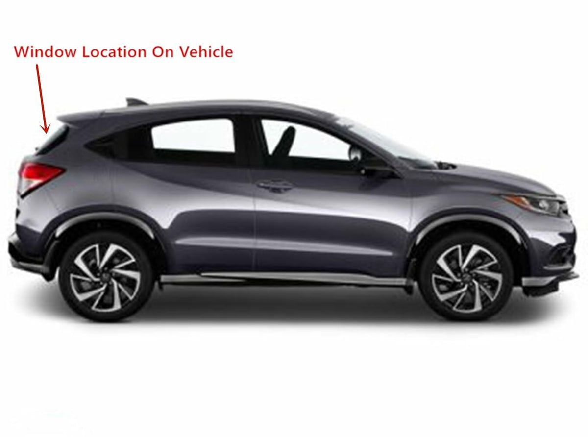 Heated Back Tailgate Window Back Glass Compatible with Honda HR-V 2016-2022 Models