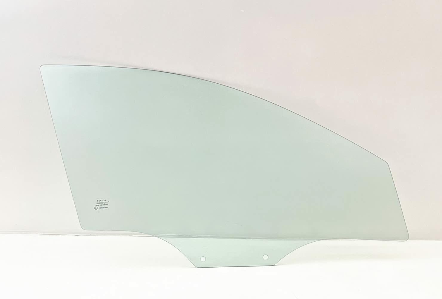 Tempered Passenger Right Side Front Door Window Door Glass Compatible with Suzuki Forenza 4 Door Sedan 2004-2010 Models