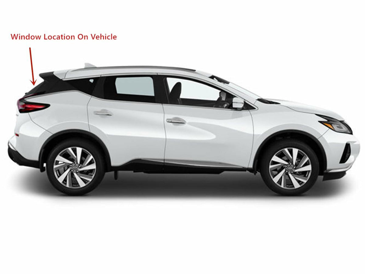 Heated Back Tailgate Window Back Glass Compatible with Nissan Murano 2015-2024 Models