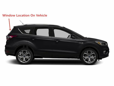 Heated Back Tailgate Window Back Glass Compatible with Ford Escape 2013-2016 Models