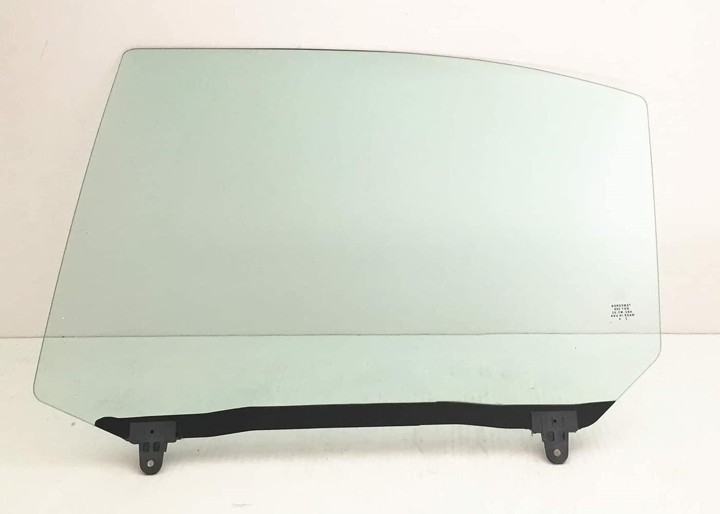 Driver Left Side Rear Door Window Door Glass Compatible with Hyundai Elantra 4 Door Sedan 2001-2006 Models