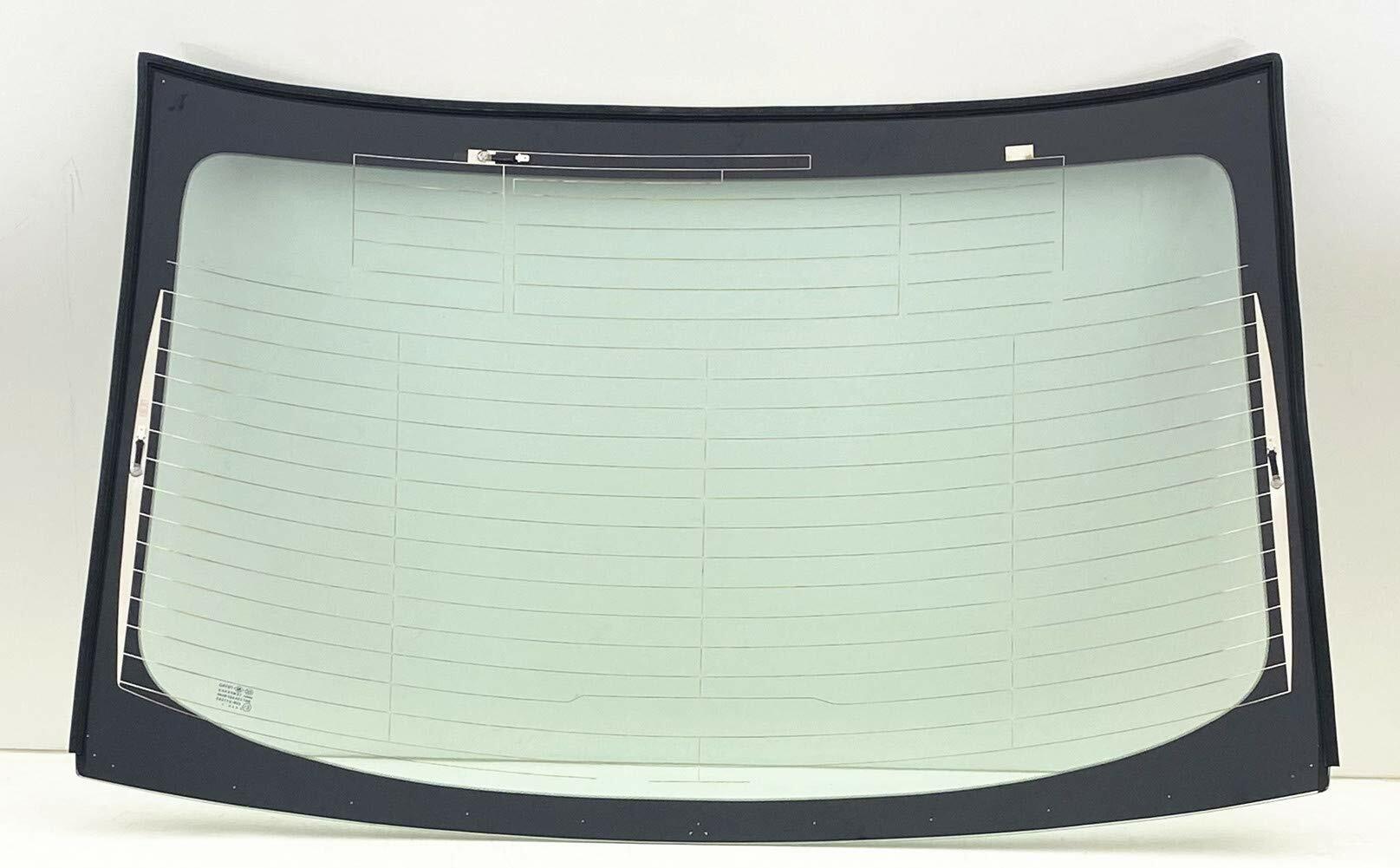 Back Window Back Glass Compatible with Mazda 3 4 Door Sedan 2014-2018 Models