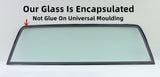 Encapsulated Stationary Back Window Back Glass Compatible with Chevrolet Pickup/GMC Pickup 1988-1999 C1500 K1500 Models