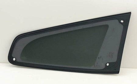 Partial Chrome Style Driver Left Side Rear Quarter Window Quarter Glass Compatible with Chevrolet Traverse 2009-2017 Models