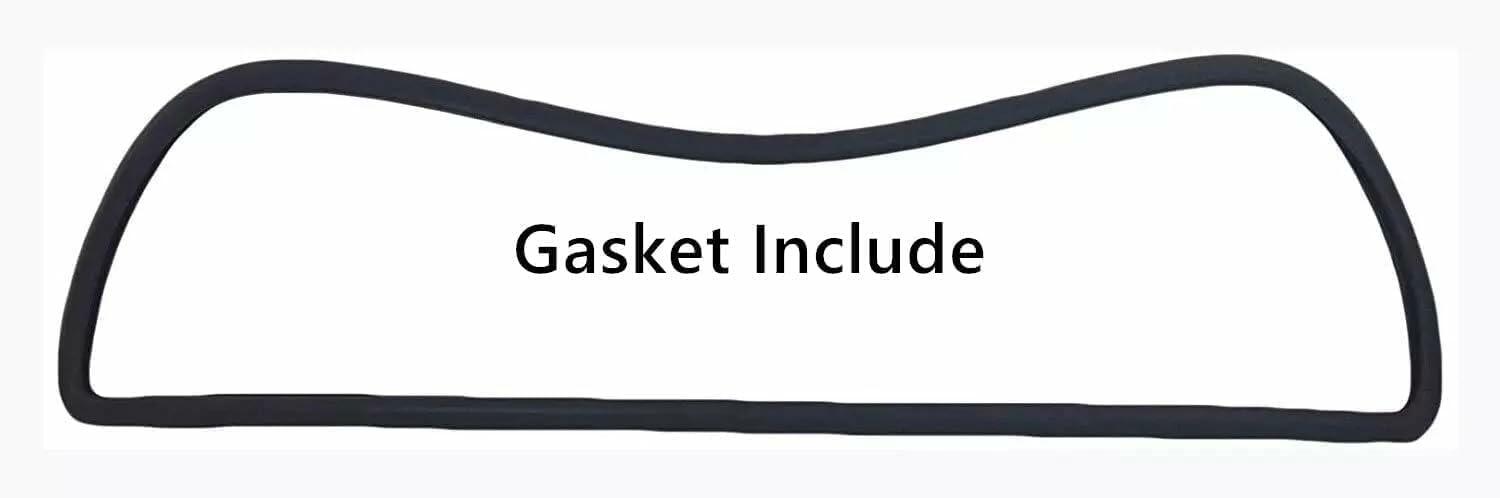 Privacy With Gasket Included Stationary Back Window Back Glass Compatible with F-Super Duty F250HD(Heavy Duty) F350 F450 1980-1997/ F100 F150 F250 1980-1996 / F600 F700 F800 1980-1999 Models Pickup