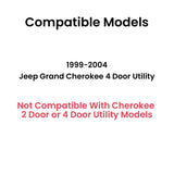 Driver Left Side Rear Quarter Window Quarter Glass Compatible with Jeep Grand Cherokee 1999-2004 Models