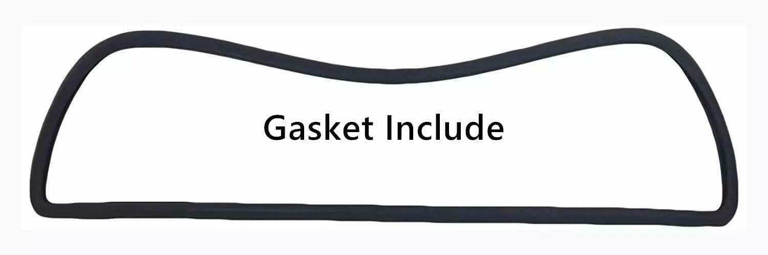 Privacy W/Gakset Back Window Glass Compatible With Chevrolet Pickup C/K Series 1976-1980 / C10 C20 C30 K10 K20 K30 1981-1986 / R10 R20 R30 R3500 V10 V20 V30 V3500 1987-1991 Pickup Models