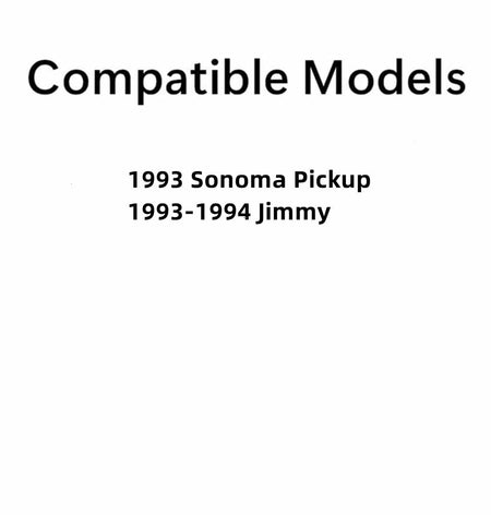 Passenger Right Side Front Door Window Door Glass Compatible with GMC Sonoma 1993 / Jimmy 1993-1994 Models