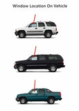 Privacy Driver Left Side Front Door Window Door Glass Compatible with Cadillac Escalade Escalade EXT Escalade ESV 2000-2006 / GMC Yukon Yukon XL 2000-2006 / Yukon Denali 2001-2006 Model