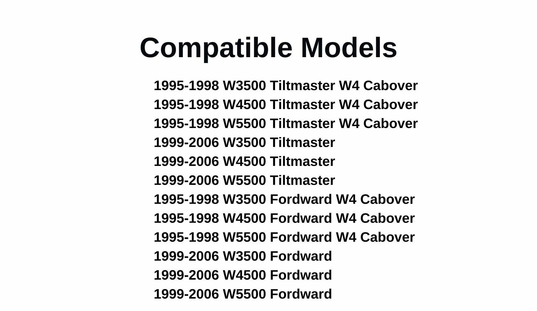 Driver Left Side Front Door Window Door Glass Compatible with Chevrolet/GMC W3500 W4500 W5500 1999-2006 & Chevrolet Tiltmaster W4 1995-1998 & GMC Forwad W4 1995-1998