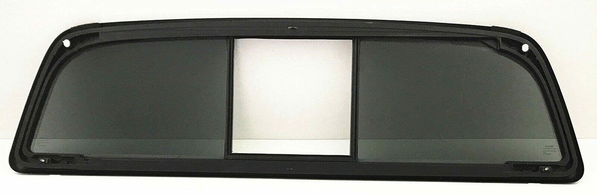 OE Sliding Back Window Glass Without Center Power Slider Compatible with Toyota Tacoma Pickup 2017-2023 Models
