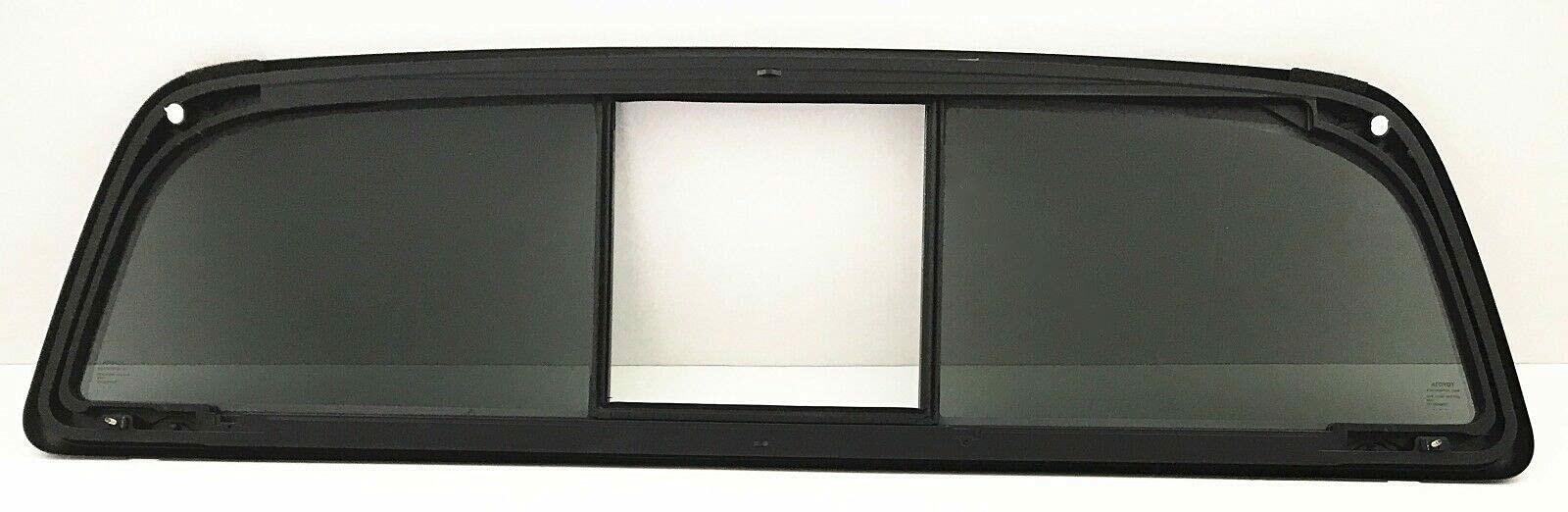 OE Sliding Back Window Glass Without Center Power Slider Compatible with Toyota Tacoma Pickup 2017-2023 Models