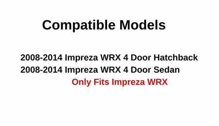 Passenger Right Side Rear Door Window Door Glass Compatible with Subaru Impreza / Outback Sport 2008-2011 Models