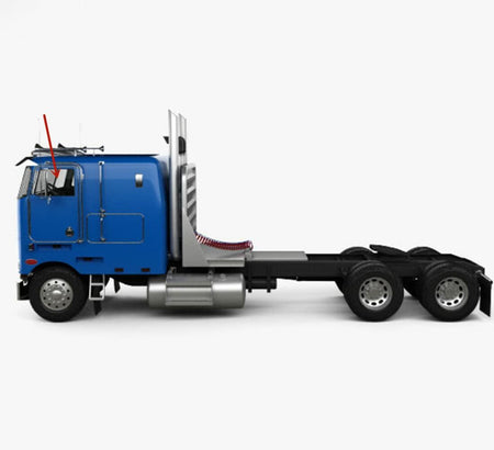 Front Door Window Door Glass Compatible with Peterbilt 262 352 362 372 1981-2002 Models W/ Vent Glass Style