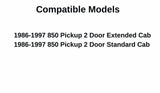 Privacy Gasket Included Stationary Rear Window Back Glass Compatible with Nissan 850 Pickup 1986-1997 Models