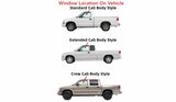 Driver Left Side Front Door Window Door Glass Compatible with Chevrolet S10 Pickup/GMC Sonoma S15 Pickup 1994-2005 Models