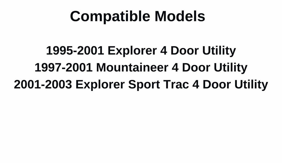 Driver Left Side Front Door Window Door Glass Compatible with Ford Explorer Sport Trac 2003-2006 Models