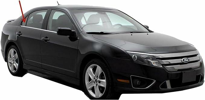 Passenger Right Side Rear Vent Window Vent Glass Compatible with Lincoln MKZ 2007-2012 / Zephyr 4 Door Sedan 2006 Models