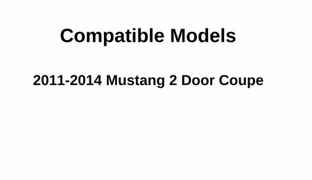 Heated Back Window Back Glass Compatible with Ford Mustang 2005-2010 2 Door Coupe Models