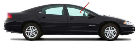 Passenger Right Side Front Door Window Door Glass Compatible with Dodge Intrepid/Chrysler Concorde 4 Door Sedan 1998-2000 Models